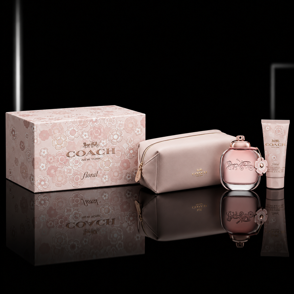 Coach Ladies Floral 3pcs EDP Gift Set Fragrances